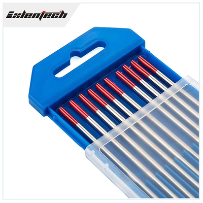 Elétrodo WP 2.4mmx175mm do OEM TIG Welding Rod Red Tungsten para a tocha da solda