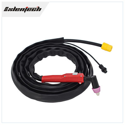 tocha do cortador do plasma dos acessórios AG60 SG55 da máquina de soldadura de 5m