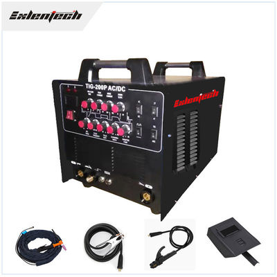 De aço inoxidável de alumínio de Inverter Pulse For do soldador da C.C. da C.A. do TIG 200P